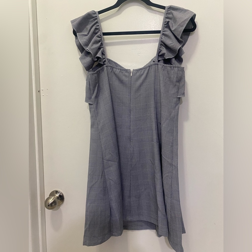 Althea Plaid Mini Dress - Picture 2 of 6